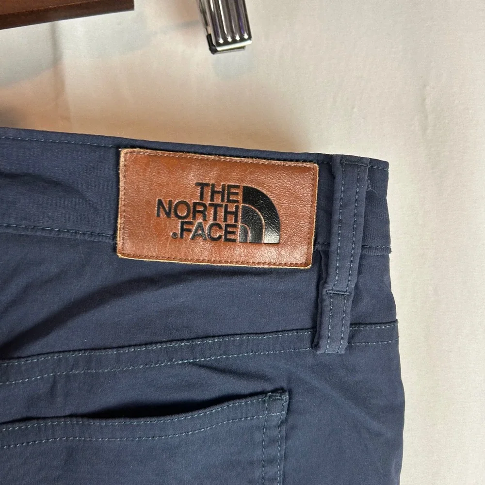 The‎ North Face Mens Regular Fit Pants Size 34x29 Navy Blue Nylon Casual Outdoor